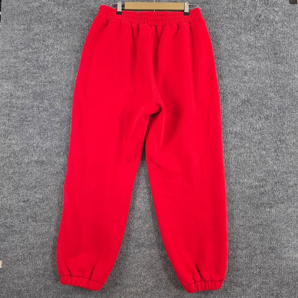 Comfrt Set Unisex XL Minimalist Red Fleece Hoodie Joggers Sweatsuit Set Lounge - Picture 12 of 16